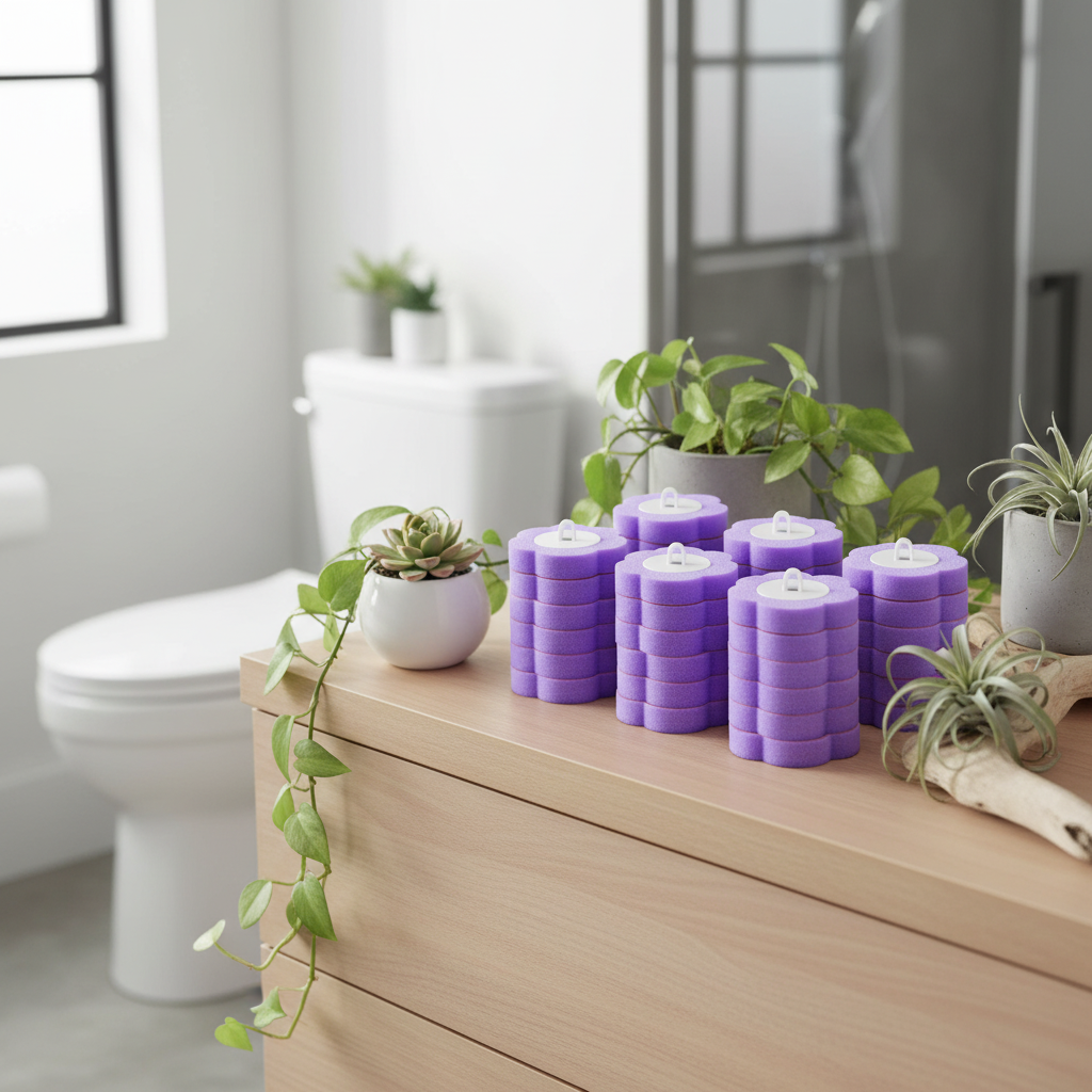 EcoFlush recharges Violettes, têtes de brosse jetable - 36 pièces