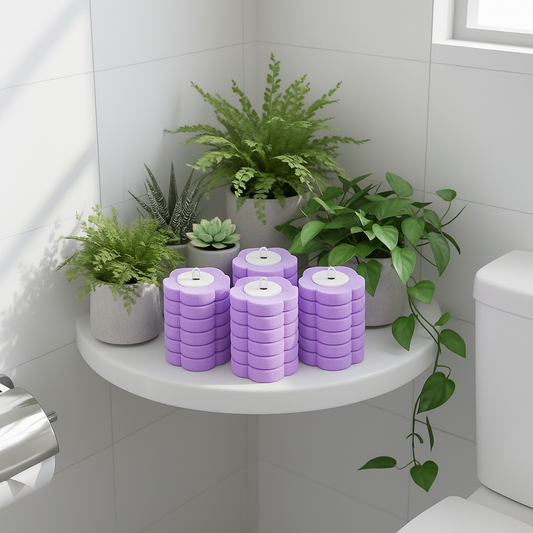 EcoFlush recharges Violettes, têtes de brosse jetable - 36 pièces
