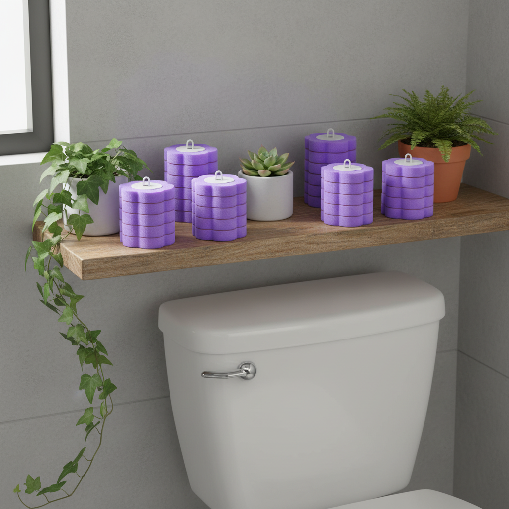 EcoFlush recharges Violettes, têtes de brosse jetable - 36 pièces