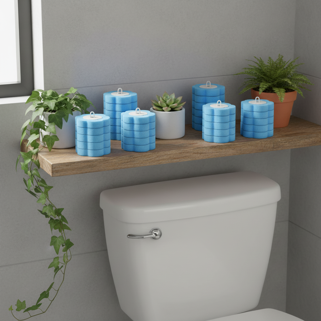 EcoFlush recharges Bleus, têtes de brosse jetable - 36 pièces